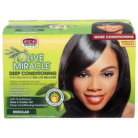 African Pride Olive Miracle Regular Deep Conditioning Treatment - 1 Count