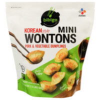 Bibigo Wonton Mini Pork Veg - 24 Ounce