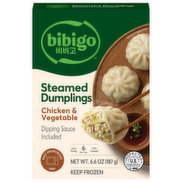 bibigo™ Steamed Dumpling Chicken And Vegetable - 6.6 Ounce