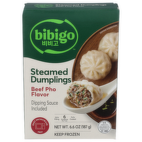 bibigo Beef Pho Steamed Dumplings - 1.1 Ounce - 6 Count