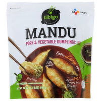 Bibigo Dumpling Pork Vegetable - 24 Ounce