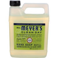 Mrs. Meyer's Clean Day Hand Soap Refill Lemon Verbena Scent - 33 Fluid Ounce