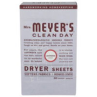 MRS. MEYER's Clean Day Dryer Sheets Lavender Scent - 80 Count