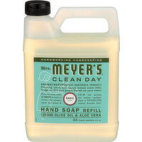 Mrs. Meyer's Clean Day Hand Soap Refill Basil Scent - 33 Fluid Ounce