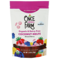 ONCE UPON A FARM Organic & Dairy Free Mixed Berry Coconut Melts - 1 Ounce