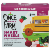 Once Upon A Farm Rasp-Berry Beet & Kale Smart Wheels - 0.67 Ounce - 5 Count
