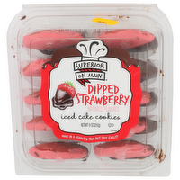 Superior On Main Dipped Strawberry Iced Cake Cookies - 0.9 Ounce - 10 Count