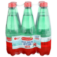 Brookshire's Italian Sparkling Artesian Water - 16.9 Fluid Ounce - 6 Count