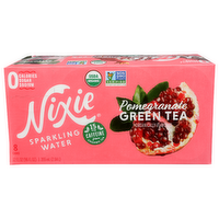 Nixie Sparkling Water Pomegranate Green Tea - 12 Fluid Ounce - 8 Count
