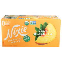 Nixie Sparkling Water Peach Black Tea - 12 Fluid Ounce - 8 Count