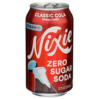 Nixie Beverage Company Classic Cola Organic Zero Sugar Soda - 12 Fluid Ounce