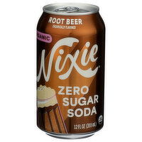 Nixie Beverage Company Root Beer Organic Zero Sugar Soda - 12 Fluid Ounce