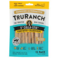 TruRanch Peanut Butter & Collagen Stix Dog Chews - 0.347 Ounce - 15 Count