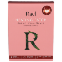 Rael Extra Coverage Heating Patch For Menstrual Cramps With - 3 Count