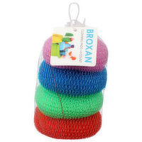 Broxan Multi-Colors Cleaning Pads - 4 Count