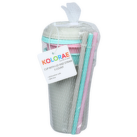 Kolorae Cup With Lid And Straw - 3 Count