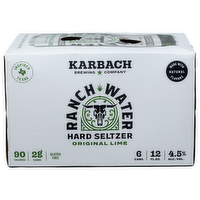 Karbach Brewing Company Original Lime Ranch Water Hard Seltzer - 12 Fluid Ounce - 6 Count