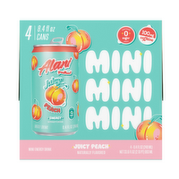 Alani Nu Energy Drink Juicy Peach, X 4 - 33.6 Fluid Ounce