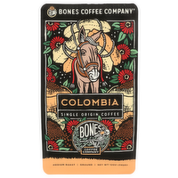 Bones Coffee Company Colombia Ground - 12 Ounce