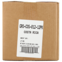 BONES COFFEE COMPANY Ground Costa Rica - 12 Ounce - 12 Count