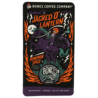 Bones Coffee Company Jacked O' Lantern Medium Roast Ground Coffee - 12 Ounce