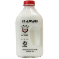 Volleman's Whole Milk Half Gallon - 64 Fluid Ounce