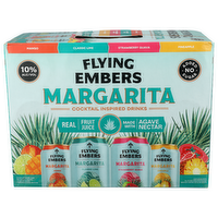 Flying Embers Lime, Strawberry, Pineapple, Mango Sparkling Ready To Drink Cocktail - 12 Fluid Ounce - 12 Count