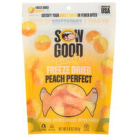 SOW GOOD Peach Perfect Ring Freeze Dried Candy - 1.9 Ounce