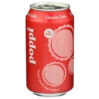 POPPI Classic Cola Soda Prbtc 4-Pack - 12 Fluid Ounce