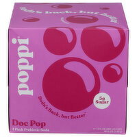 Poppi Doc Pop Prebiotic Soda - 12 Fluid Ounce - 4 Count