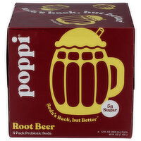 Poppi Root Beer Prebiotic Soda - 12 Fluid Ounce - 4 Count