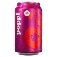 Poppi Prebiotic Soda Cherry Cola - 12 Fluid Ounce