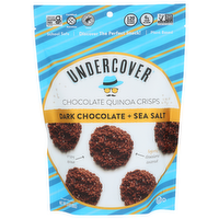 Undercover Dark Chocolate Sea Salt Quinoa Crisps - 3 Ounce