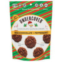 Undercover Milk Chocolate + Peppermint Mini Quinoa Crisps - 3 Ounce