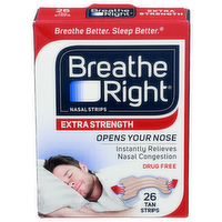 Breathe Right Nasal Strips - 26 Count