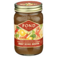 FOND Ginger, Cayenne Pepper, Lemon Cleanse Organic Grass-Fed Beef Bone Broth - 14 Fluid Ounce