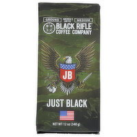 Black Rifle Coffee Company Just Black Medium Roast Coffee Grounds - 12 Ounce
