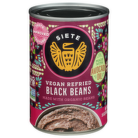 Siete Refried Black Beans - 16 Ounce