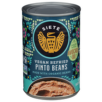 SIETE Refried Pinto Beans - 16 Ounce