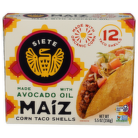 SIETE Gluten Free MaÃz Corn Taco Shells - 0.458 Ounce - 12 Count