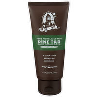 DR. Squatch Pine Tar Face Wash Men's Natural - 4 Fluid Ounce