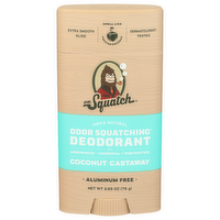 DR. SQUATCH Coconut Castaway Wide Stick Deodorant - 2.65 Ounce