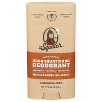 DR. SQUATCH Wood Barrel Bourbon Wide Stick Deodorant - 2.65 Ounce