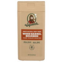 DR. Squatch Arrowroot, Charcoal Body Wash Wood Barrel Bourbon Non-Exfoliating 4 Case Pack - 14 Fluid Ounce