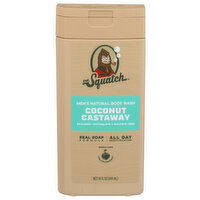 DR. Squatch Toasted Coconut Body Wash Castaway Non-Exfoliating 4 Case Pack - 14 Fluid Ounce