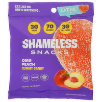 Shameless Snacks Gummy Sour Peach - 1.8 Ounce