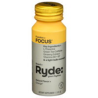 RYDE: Your Rhythm Orange Dietary Supplement - 2 Fluid Ounce