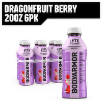 BODYARMOR Lyte Dragonfruit Berry Electrolyte Sports Drink, Bottles, 6 Pack - 120 Fluid Ounce