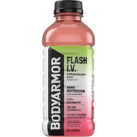 Bodyarmor Strawberry Kiwi Still Isotonic Flash I.V. Electrolyte Sports Drink, Bottle - 20 Fluid Ounce
