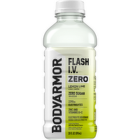 Bodyarmor Flash I.V. Zero Sugar Lemon Lime Electrolyte Sports Drink, Bottle - 20 Fluid Ounce